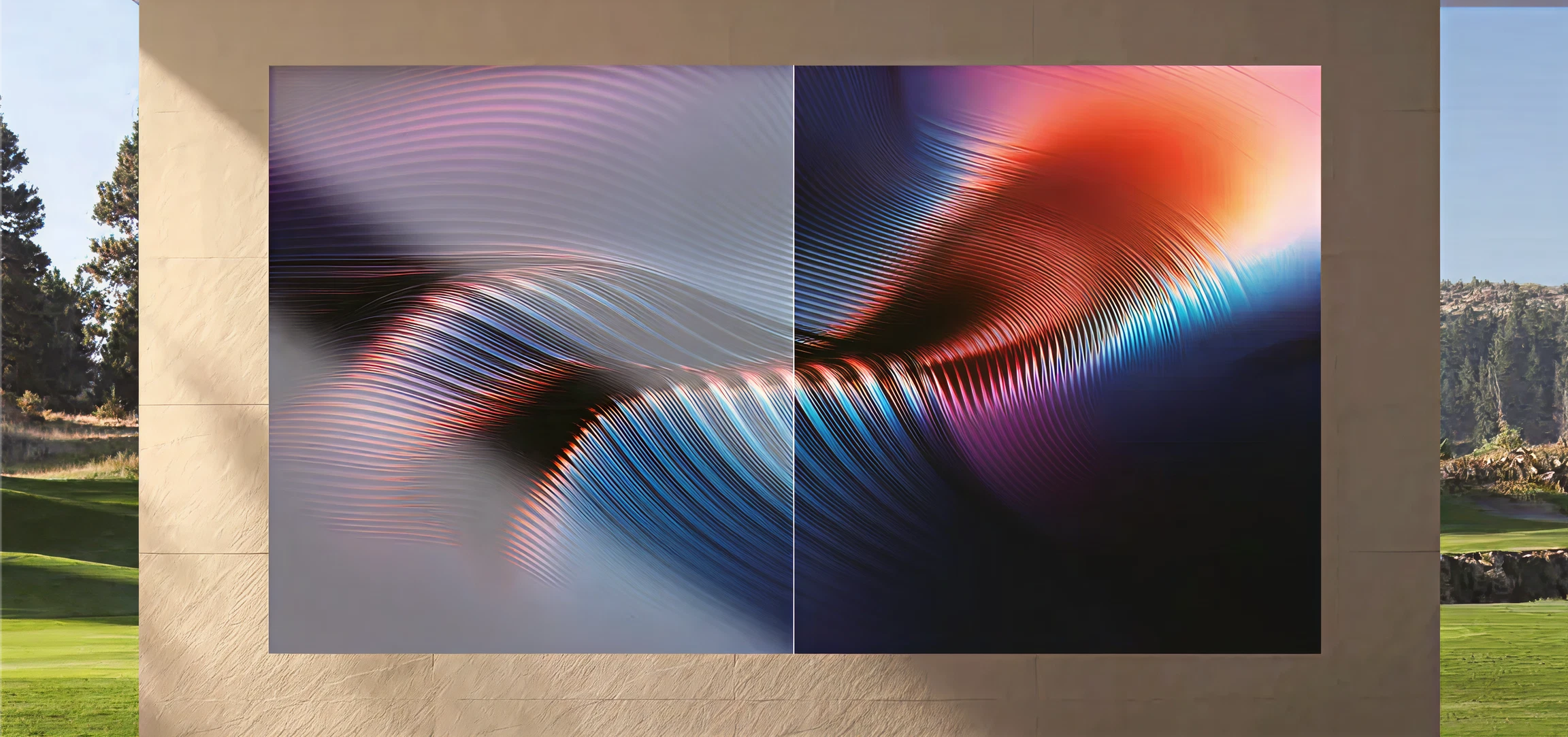 Réflexions réduites. Contraste parfait.