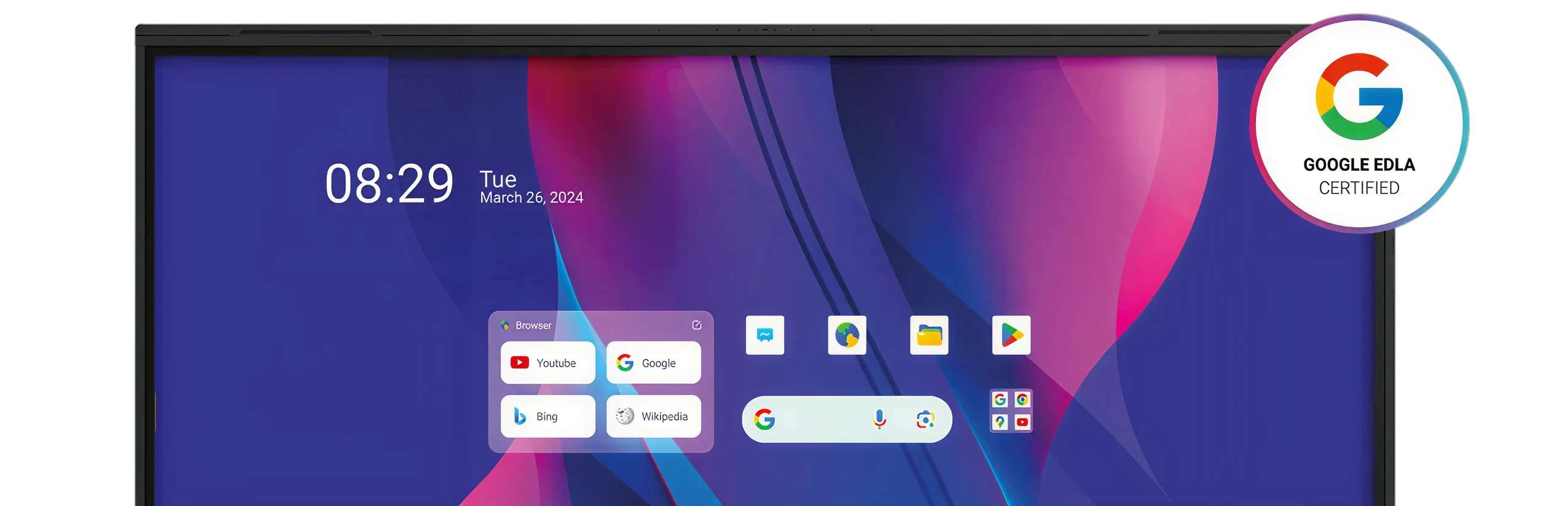 Écran interactif certifiée Google EDLA